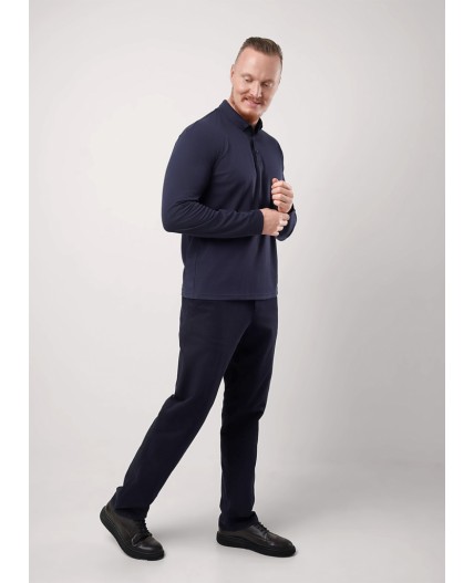 CLE Джемпер муж. 442499/24зэ, чёрный/т.синий