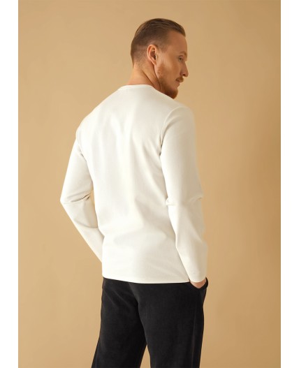 CLE Джемпер муж. 452608/05шал, молочный