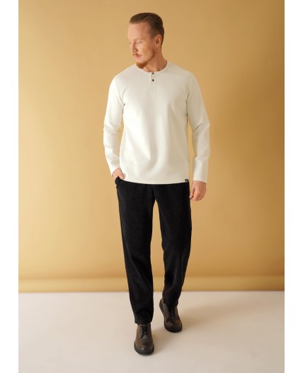 CLE Джемпер муж. 452608/05шал, молочный