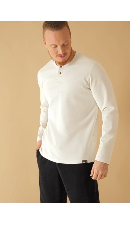 CLE Джемпер муж. 452608/05шал maxi, молочный