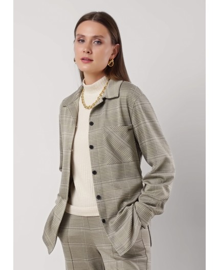 CLE Жакет жен. 156982/182ввэ, св.зелёный/хаки