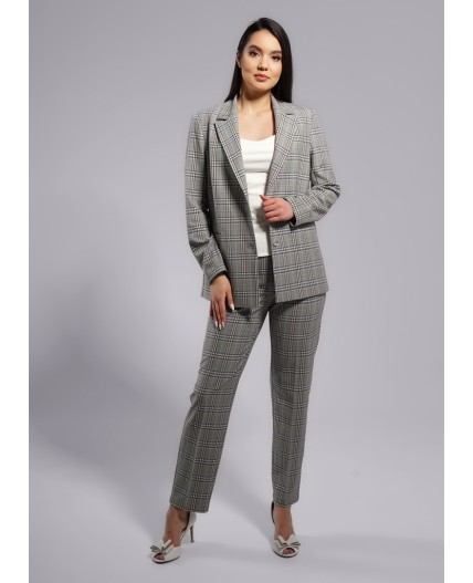 CLE Жакет жен. 243025/133нг, голубой/св.бежевый