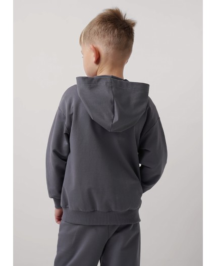 CLE Куртка мал. 856896у_п, т.серый