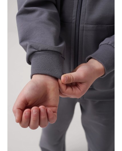 CLE Куртка мал. 856896у_п, т.серый