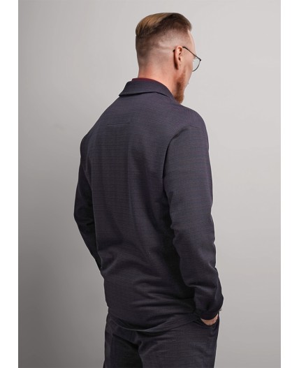 CLE Куртка муж. 452508/03ан, т.серый/т.бордовый