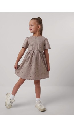 CLE Платье дев. 856865кдн, т.бежевый/чёрный