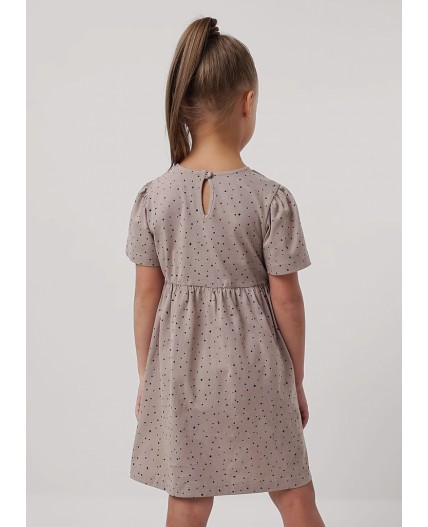 CLE Платье дев. 856865кдн, т.бежевый/чёрный