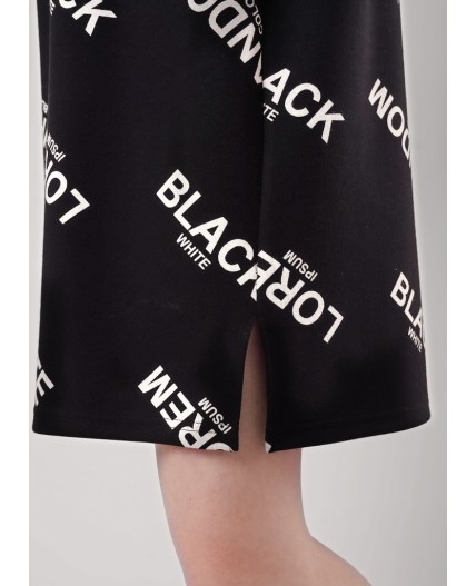 CLE Платье жен. 156881сдн, чёрный/молочный