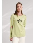 CLE Фуфайка жен. 156947/183гтк_п, св.зелёный