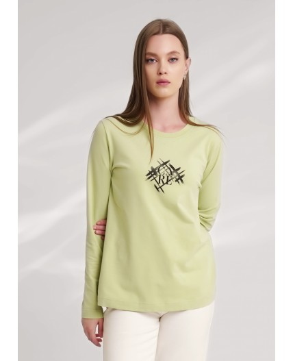 CLE Фуфайка жен. 156947/183гтк_п, св.зелёный