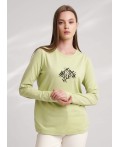 CLE Фуфайка жен. 156947/183гтк_п, св.зелёный