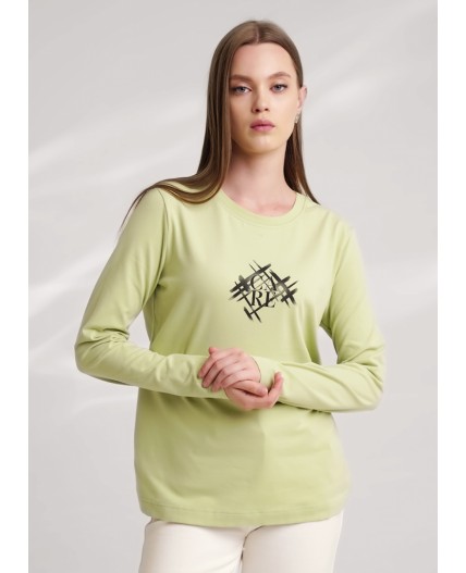 CLE Фуфайка жен. 156947/183гтк_п, св.зелёный