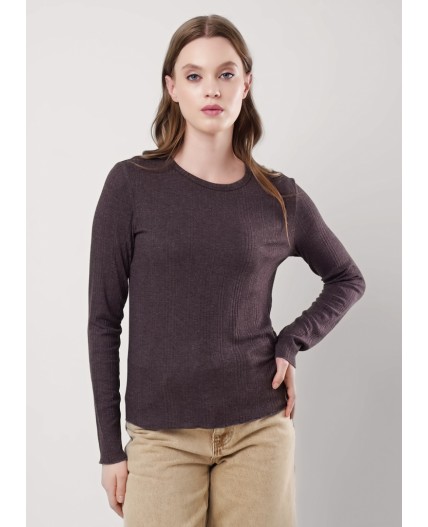 CLE Фуфайка жен. 356920шв, коричневый