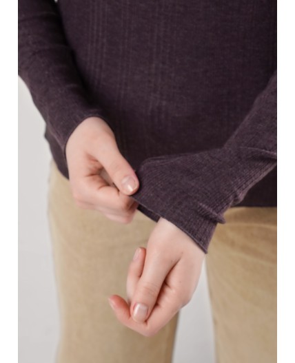 CLE Фуфайка жен. 356920шв, коричневый