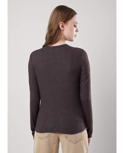 CLE Фуфайка жен. 356920шв, коричневый