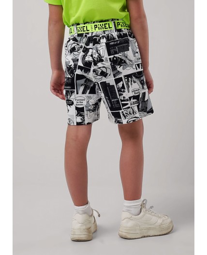 CLE Шорты дев. 856442уп, белый/чёрный