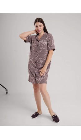 CLE LDR15-1181/1 Платье жен. Миндаль, кофейный/коричневый