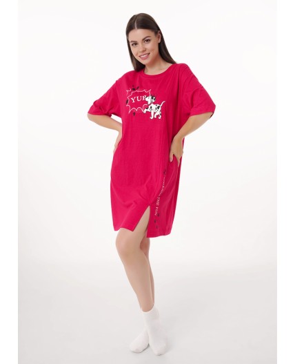 CLE LDR15-1187 Платье жен. Бабл-чай, т.красный