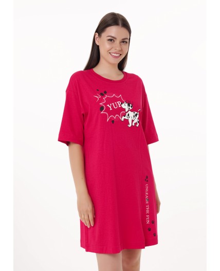 CLE LDR15-1187 Платье жен. Бабл-чай, т.красный