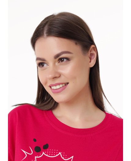 CLE LDR15-1187 Платье жен. Бабл-чай, т.красный