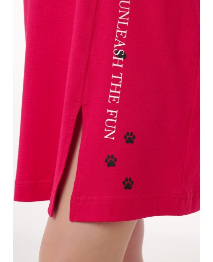 CLE LDR15-1187 Платье жен. Бабл-чай, т.красный