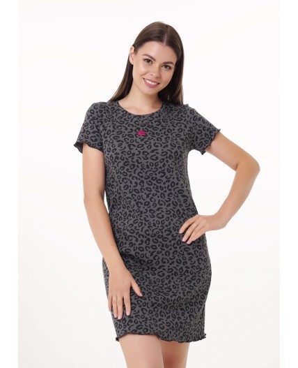 CLE LDR15-1195 Платье жен., серый/т.серый