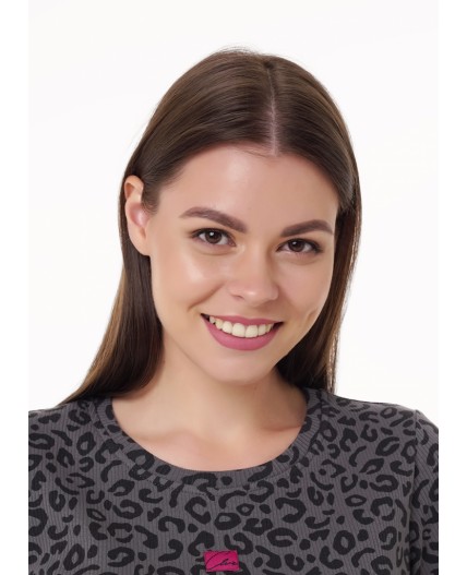 CLE LDR15-1195 Платье жен., серый/т.серый