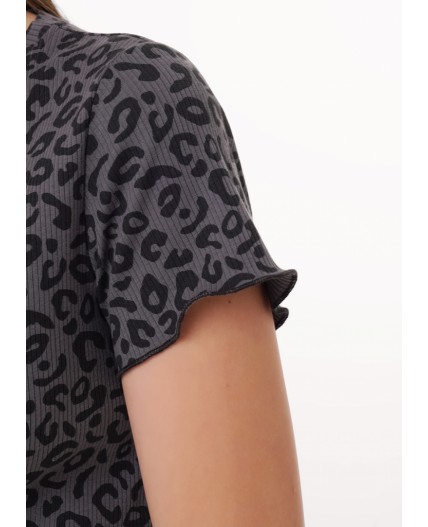 CLE LDR15-1195 Платье жен., серый/т.серый