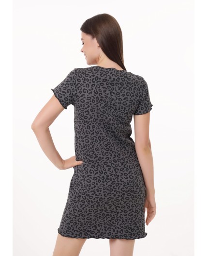 CLE LDR15-1195 Платье жен., серый/т.серый