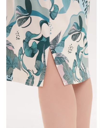 CLE LDR15-1196 Платье жен., бежевый/св.зелёный