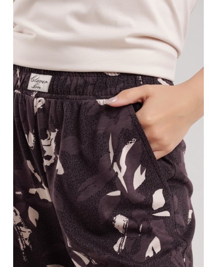 CLE LP15-1181 Набор одежды жен. Миндаль, св.бежевый/коричневый