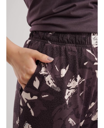 CLE LP15-1181/1 Набор одежды жен. Миндаль, коричневый/св.бежевый