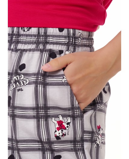 CLE LP15-1187 Набор одежды жен. Бабл-чай, т.красный/св.серый