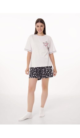 CLE LP15-1187/1 Набор одежды жен. Бабл-чай, св.серый/т.серый