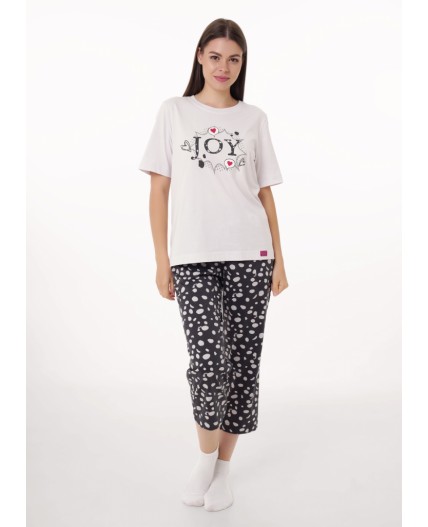 CLE LP15-1187/2 Набор одежды жен. Бабл-чай, св.серый/т.серый