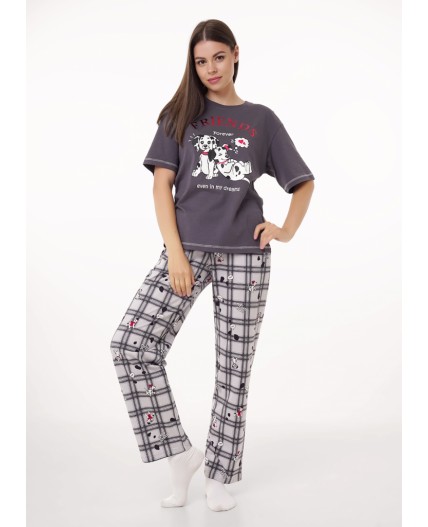 CLE LP15-1187/3 Набор одежды жен. Бабл-чай, т.серый/св.серый