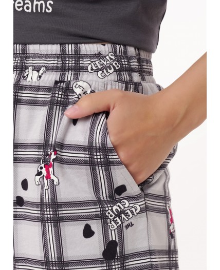 CLE LP15-1187/3 Набор одежды жен. Бабл-чай, т.серый/св.серый