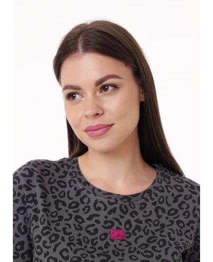 CLE LP15-1195 Пижама жен., серый/т.серый