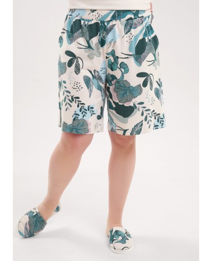 CLE LP15-1196 Пижама жен., бежевый/св.зелёный