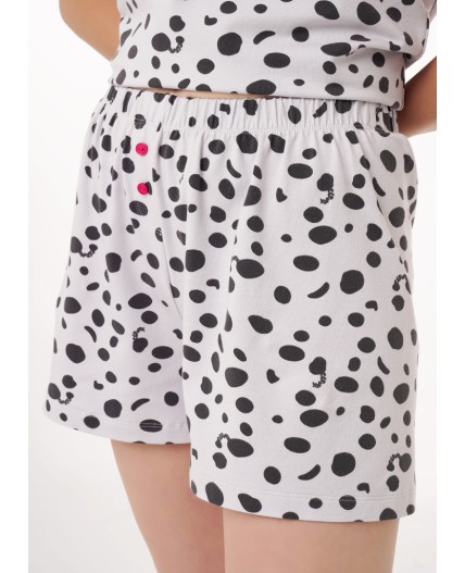 CLE LSET15-1187 Пижама жен., св.серый/т.серый