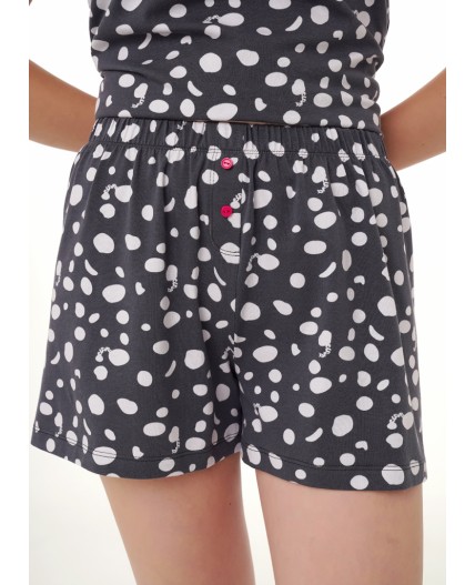 CLE LSET15-1187/1 Пижама жен., т.серый/св.серый