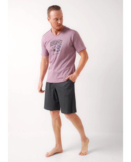 CLE MHP450412/1 Набор одежды муж., т.сиреневый/т.серый