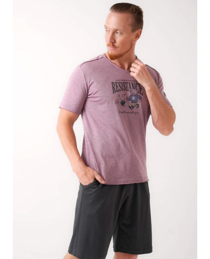 CLE MHP450412/1 Набор одежды муж., т.сиреневый/т.серый