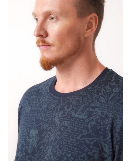 CLE MHP450511/2 Набор одежды муж., т.синий/бирюзовый