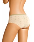 CLE SH1049 Трусы жен. Совушка, ванильный/хаки