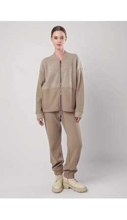 CLE Брюки жен. 157011/185вл, бежевый