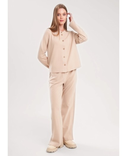 CLE Брюки жен. 157029/190ввэ, т.бежевый/св.бежевый