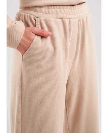 CLE Брюки жен. 157029/190ввэ, т.бежевый/св.бежевый