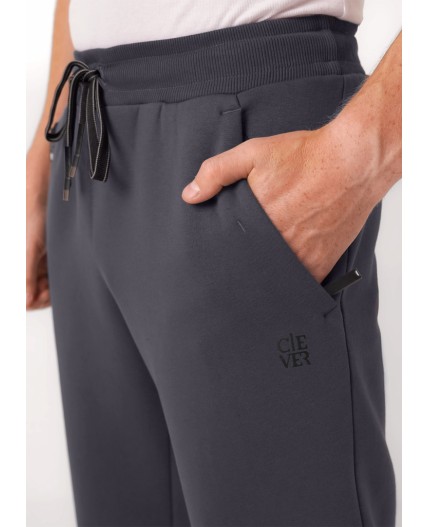 CLE Брюки муж. 452446/14фф_п, т.серый