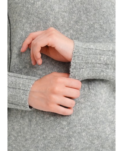 CLE Джемпер жен. 154485/188апх, меланж зелёный